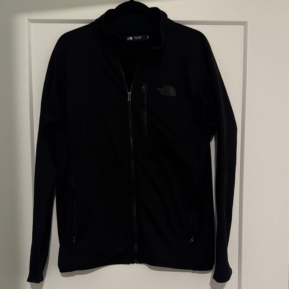 Men’s the north face full zip fleece lined sweater